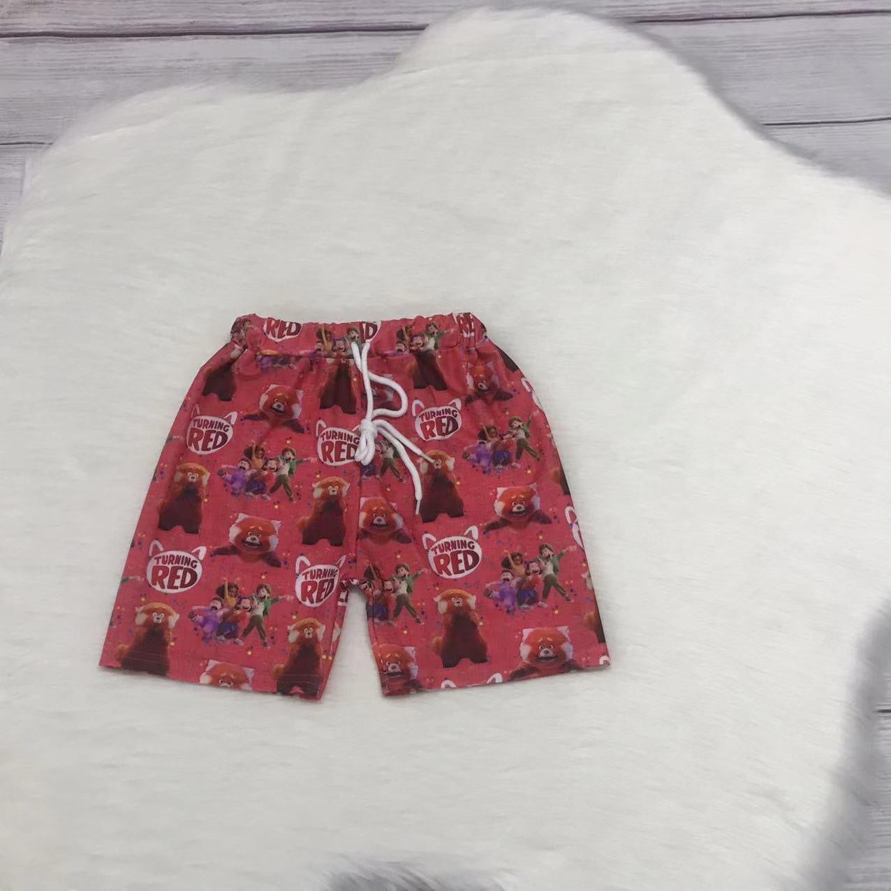 red boy swim