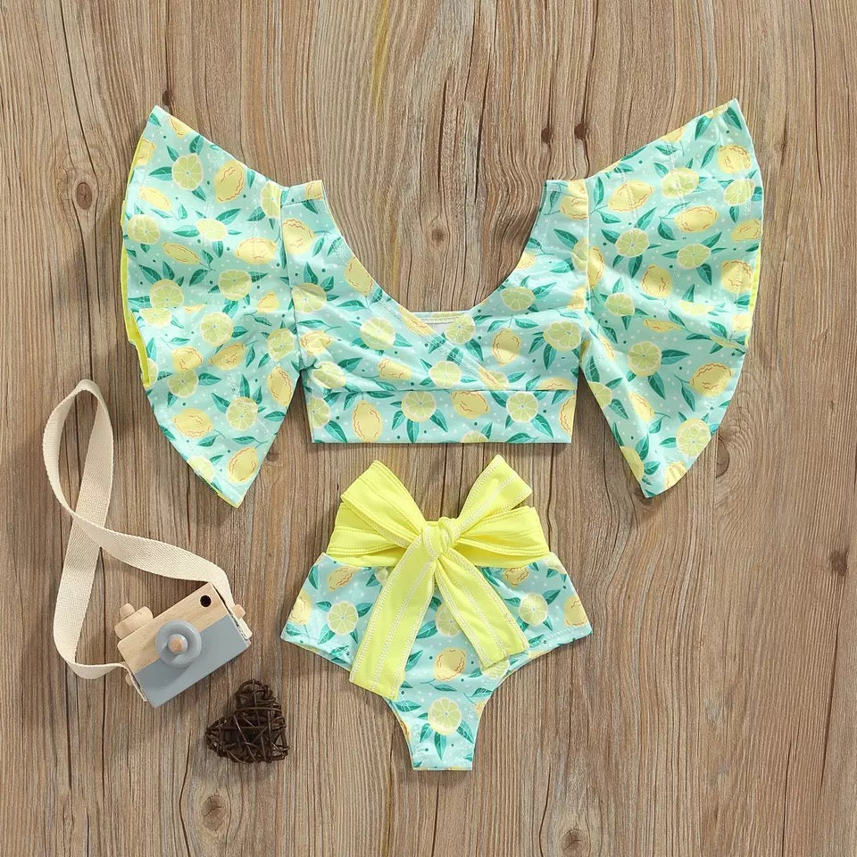 Flare bathing suit