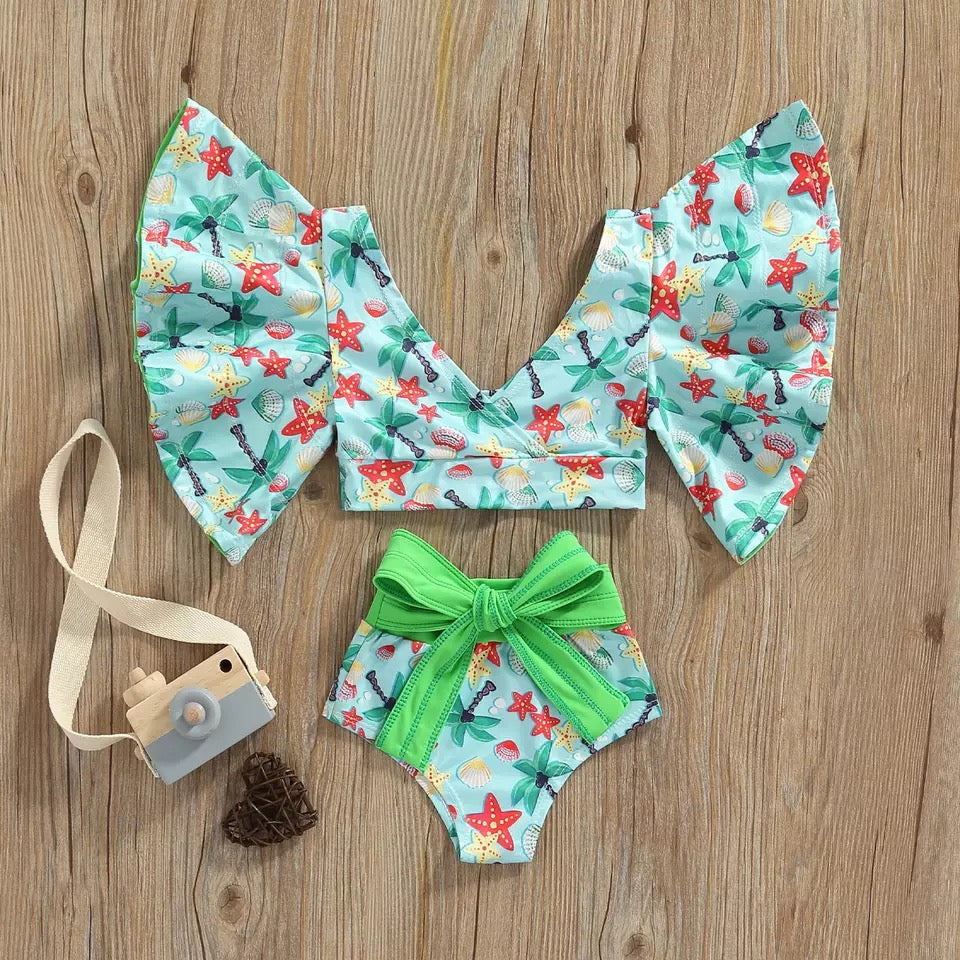 Flare bathing suit
