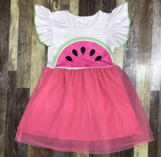 pink melon dress