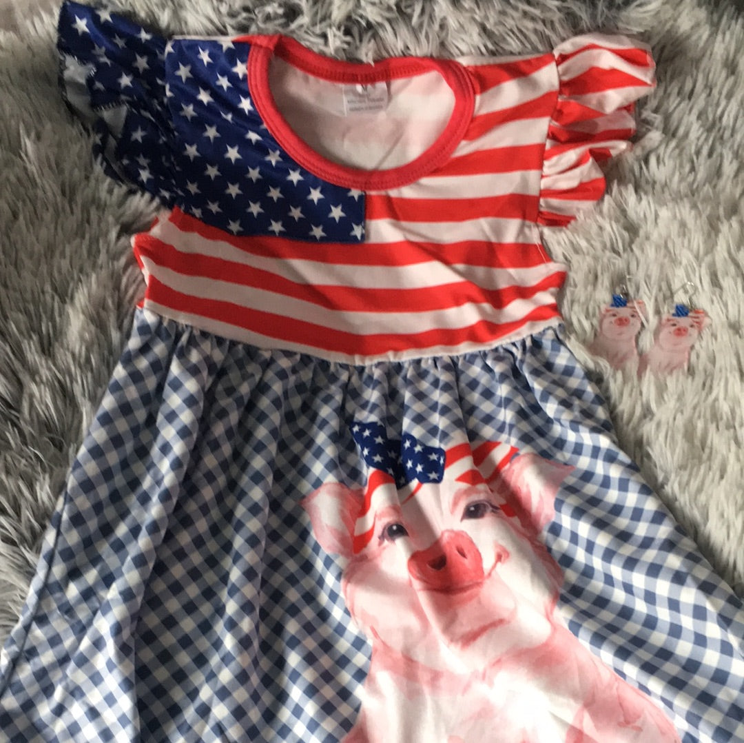 USA piggy dress