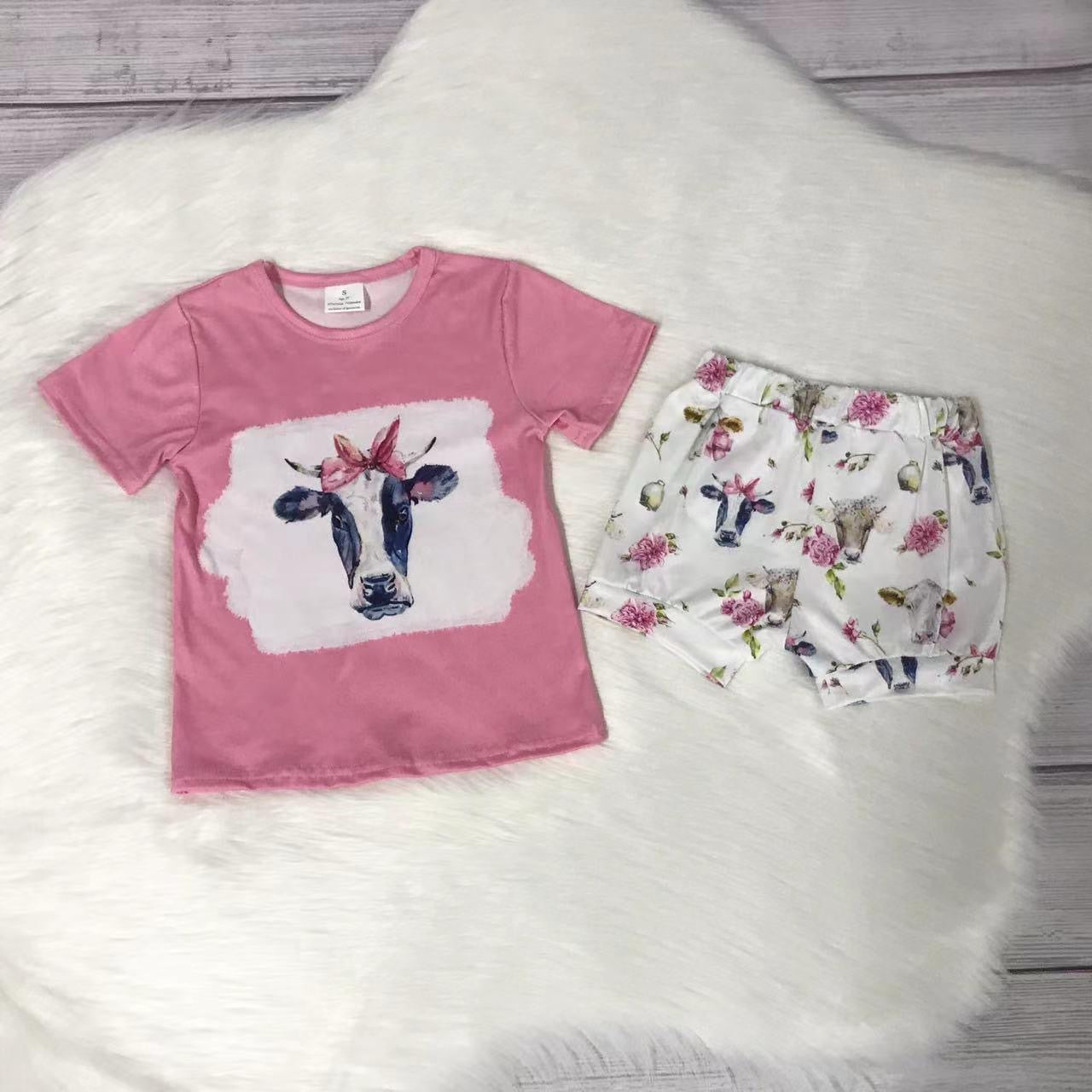 Pink Cow 2pc